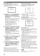 Предварительный просмотр 262 страницы Yamaha RX-V1500 Owner'S Manual