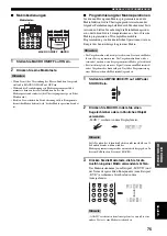 Предварительный просмотр 275 страницы Yamaha RX-V1500 Owner'S Manual