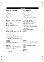 Preview for 6 page of Yamaha RX V1700 - AV Receiver Owner'S Manual