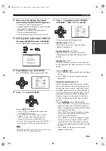 Preview for 37 page of Yamaha RX V1700 - AV Receiver Owner'S Manual