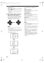 Preview for 38 page of Yamaha RX V1700 - AV Receiver Owner'S Manual