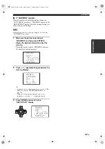 Preview for 41 page of Yamaha RX V1700 - AV Receiver Owner'S Manual