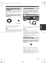 Preview for 45 page of Yamaha RX V1700 - AV Receiver Owner'S Manual