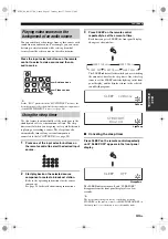 Preview for 47 page of Yamaha RX V1700 - AV Receiver Owner'S Manual