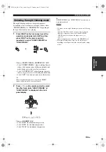 Preview for 57 page of Yamaha RX V1700 - AV Receiver Owner'S Manual