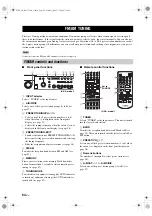 Preview for 58 page of Yamaha RX V1700 - AV Receiver Owner'S Manual