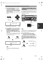 Preview for 75 page of Yamaha RX V1700 - AV Receiver Owner'S Manual