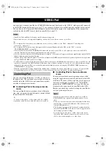 Preview for 77 page of Yamaha RX V1700 - AV Receiver Owner'S Manual