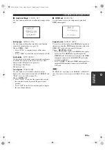 Preview for 97 page of Yamaha RX V1700 - AV Receiver Owner'S Manual