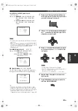 Preview for 99 page of Yamaha RX V1700 - AV Receiver Owner'S Manual