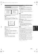 Preview for 101 page of Yamaha RX V1700 - AV Receiver Owner'S Manual