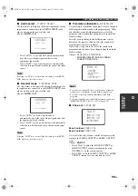 Preview for 103 page of Yamaha RX V1700 - AV Receiver Owner'S Manual