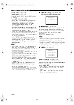 Preview for 104 page of Yamaha RX V1700 - AV Receiver Owner'S Manual