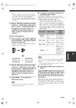 Preview for 119 page of Yamaha RX V1700 - AV Receiver Owner'S Manual