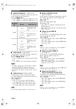 Preview for 122 page of Yamaha RX V1700 - AV Receiver Owner'S Manual