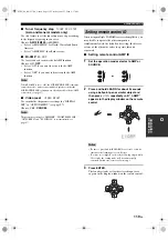 Preview for 123 page of Yamaha RX V1700 - AV Receiver Owner'S Manual