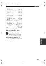 Preview for 141 page of Yamaha RX V1700 - AV Receiver Owner'S Manual