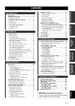 Preview for 3 page of Yamaha RX-V1700 Owner'S Manual