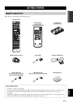 Preview for 5 page of Yamaha RX-V1700 Owner'S Manual