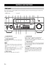 Preview for 6 page of Yamaha RX-V1700 Owner'S Manual