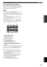 Preview for 27 page of Yamaha RX-V1700 Owner'S Manual