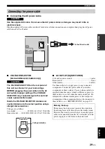 Preview for 31 page of Yamaha RX-V1700 Owner'S Manual