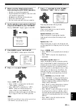 Preview for 35 page of Yamaha RX-V1700 Owner'S Manual