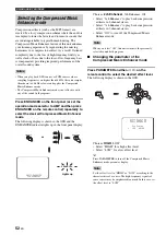 Preview for 54 page of Yamaha RX-V1700 Owner'S Manual