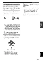 Preview for 55 page of Yamaha RX-V1700 Owner'S Manual