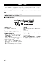 Preview for 56 page of Yamaha RX-V1700 Owner'S Manual