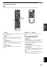 Preview for 57 page of Yamaha RX-V1700 Owner'S Manual