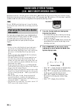 Preview for 64 page of Yamaha RX-V1700 Owner'S Manual