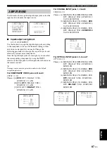 Preview for 89 page of Yamaha RX-V1700 Owner'S Manual