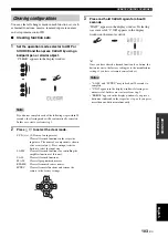 Preview for 105 page of Yamaha RX-V1700 Owner'S Manual