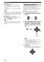 Preview for 114 page of Yamaha RX-V1700 Owner'S Manual