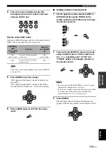 Preview for 115 page of Yamaha RX-V1700 Owner'S Manual