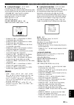 Preview for 345 page of Yamaha RX-V1700 Owner'S Manual