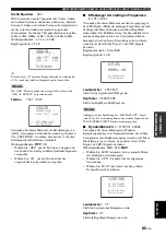 Preview for 347 page of Yamaha RX-V1700 Owner'S Manual