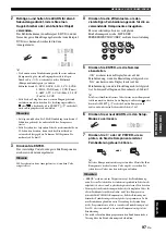 Preview for 359 page of Yamaha RX-V1700 Owner'S Manual