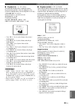 Preview for 475 page of Yamaha RX-V1700 Owner'S Manual