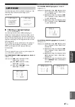 Preview for 479 page of Yamaha RX-V1700 Owner'S Manual