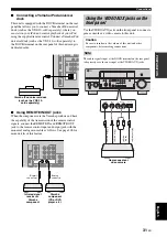 Preview for 33 page of Yamaha RX-V1800 Owner'S Manual