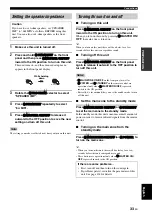 Preview for 35 page of Yamaha RX-V1800 Owner'S Manual