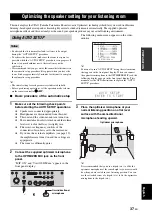 Preview for 39 page of Yamaha RX-V1800 Owner'S Manual