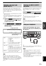 Preview for 45 page of Yamaha RX-V1800 Owner'S Manual