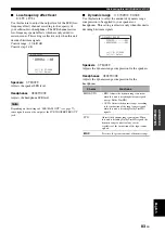 Preview for 85 page of Yamaha RX-V1800 Owner'S Manual