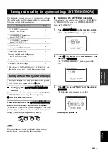 Preview for 95 page of Yamaha RX-V1800 Owner'S Manual