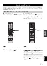 Preview for 99 page of Yamaha RX-V1800 Owner'S Manual