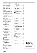 Preview for 138 page of Yamaha RX-V1800 Owner'S Manual