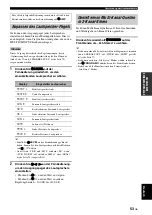 Preview for 331 page of Yamaha RX-V1800 Owner'S Manual